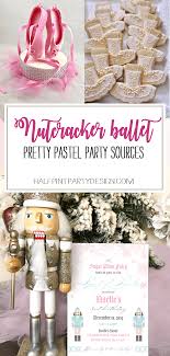 pretty pastel nuter ballet party