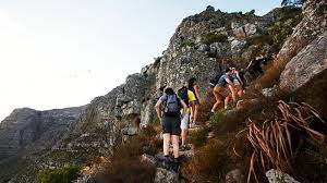 hiking table mountain in cape town