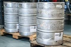 How many cases of beer are in a 1/2 keg?