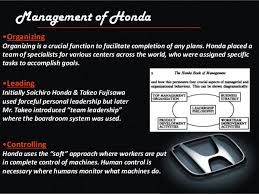 Honda Management And Organization