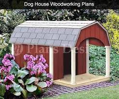 Dog House With Porch Barn Roof Style