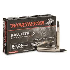 Winchester Supreme Ballistic Silvertip 30 06 Springfield Bst 168 Grain 20 Rounds