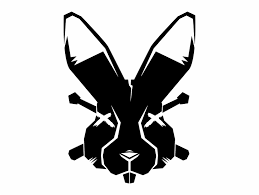 Pattern background clipart tshirt white black. Bad Rabbit Logo Transparent Transparent Png Download 4987872 Vippng