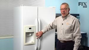 Setting the controls to off does not replace the bulb with an appliance. Ge Refrigerator Repair How To Replace The Dispenser Light Bulb 12v Youtube