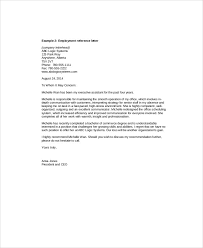 Sample Recommendation Letter From Employer 6 Examples In Word Pdf