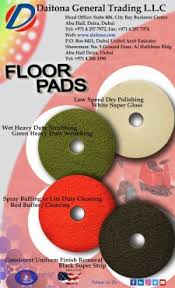 floor pads for cleaning machines