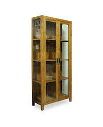 Devin Teak Glass Display Cabinet