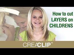 how to cut layers on childrens hair
