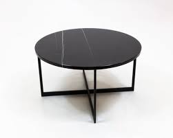 Round Coffee Table With Sahara Noir