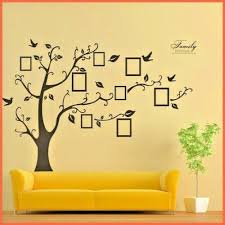 3d photo frame tree wall decals family