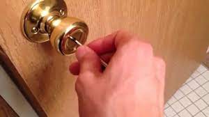 how to unlock a bedroom door from the