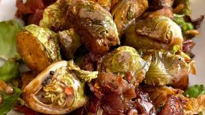 garlic roasted brussel sprouts with