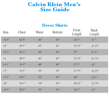 34 Expert Calvin Klein Slim Fit Shirt Size Chart