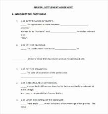 Marriage Separation Agreement Template Virginia Free Sample