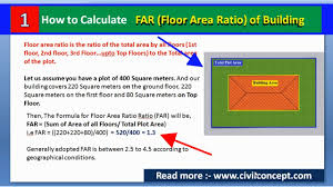 far floor area ratio calculator of