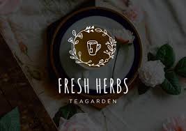 Premade Herbal Tea Logo Design Vintage