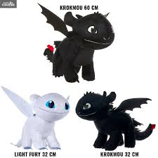 Toothless Or Light Fury Plush Glow In The Dark How To Train Your Dragon 3 Joy Toy