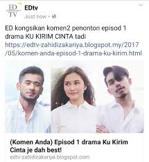 This is ku kirim cinta by deezul78 on vimeo, the home for high quality videos and the people who love them. Ku Kirim Cinta Episod 22