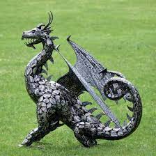 Metal Dragon Statue Iron Dragon Statue