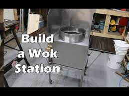 build a stainless steel wok station