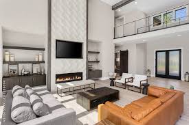 floor to ceiling fireplace surround