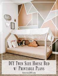 how to build a twin size house bed