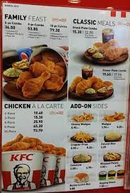 We always have updated information on the menu. Kfc Menu In Malaysia 2019 Visit Malaysia