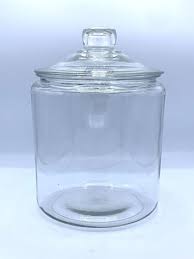 Vtg Large Clear Glass Apothecary
