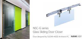 nsc g series glass sliding door closer