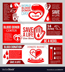 blood donor center banner for health