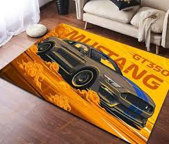 cool racing car pattern carpet for