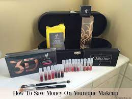 how to save money on younique makeup