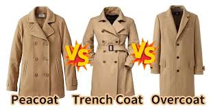 Peacoat Vs Trench Coat Vs Overcoat