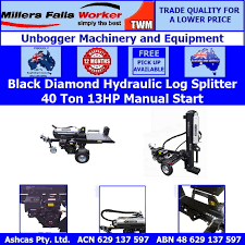 black diamond ls40bd 40ton hydraulic