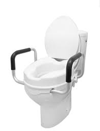 pepe raised toilet seat with handles