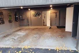 garage floor coating before and after