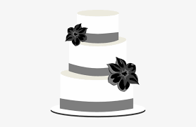 The wedding cake is often proud and strategically placed during the wedding reception. Wedding Cake Greyscale Clip Art Wedding Cake Clipart Png 600x600 Png Download Pngkit