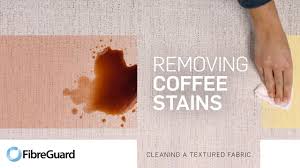 how to remove coffee stains from a