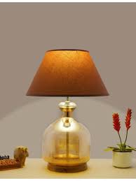 Antique Gold Glass Table Lamp
