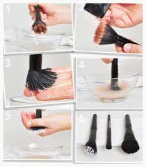 beauty clean your make up brushes