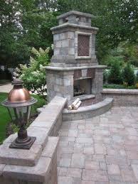Outdoor Fireplace Design And Build Long