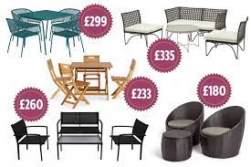 Quality outdoor furniture hire at exceptional prices. Garden Furniture Deals 6 Cheap But Chic Sets For Under 350 To Jazz Up Your Garden