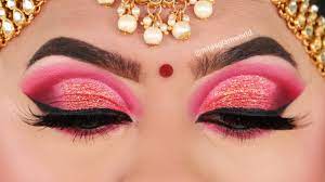 indian bengali bridal eye makeup