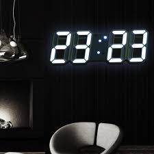 Led Digital Wall Clock Alarm Date