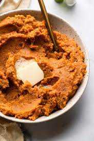 Healthy Mashed Sweet Potatoes With Almond Milk gambar png