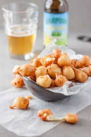 fried cheese curds beer battered
