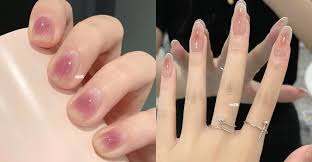 blush nails are making a comeback