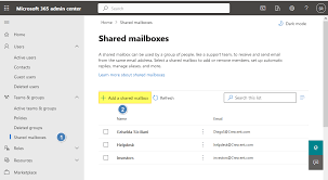 shared mailbox in office 365