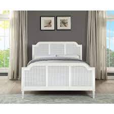 Paloma White Queen Bed French Style