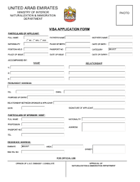 If your visa expires, you have the chance to renew it through a similar procedure to the initial application process. Dubai Work Visa Application Form Fill Online Printable Fillable Blank Pdffiller